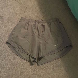 Nike Light Gray Tempo Shorts